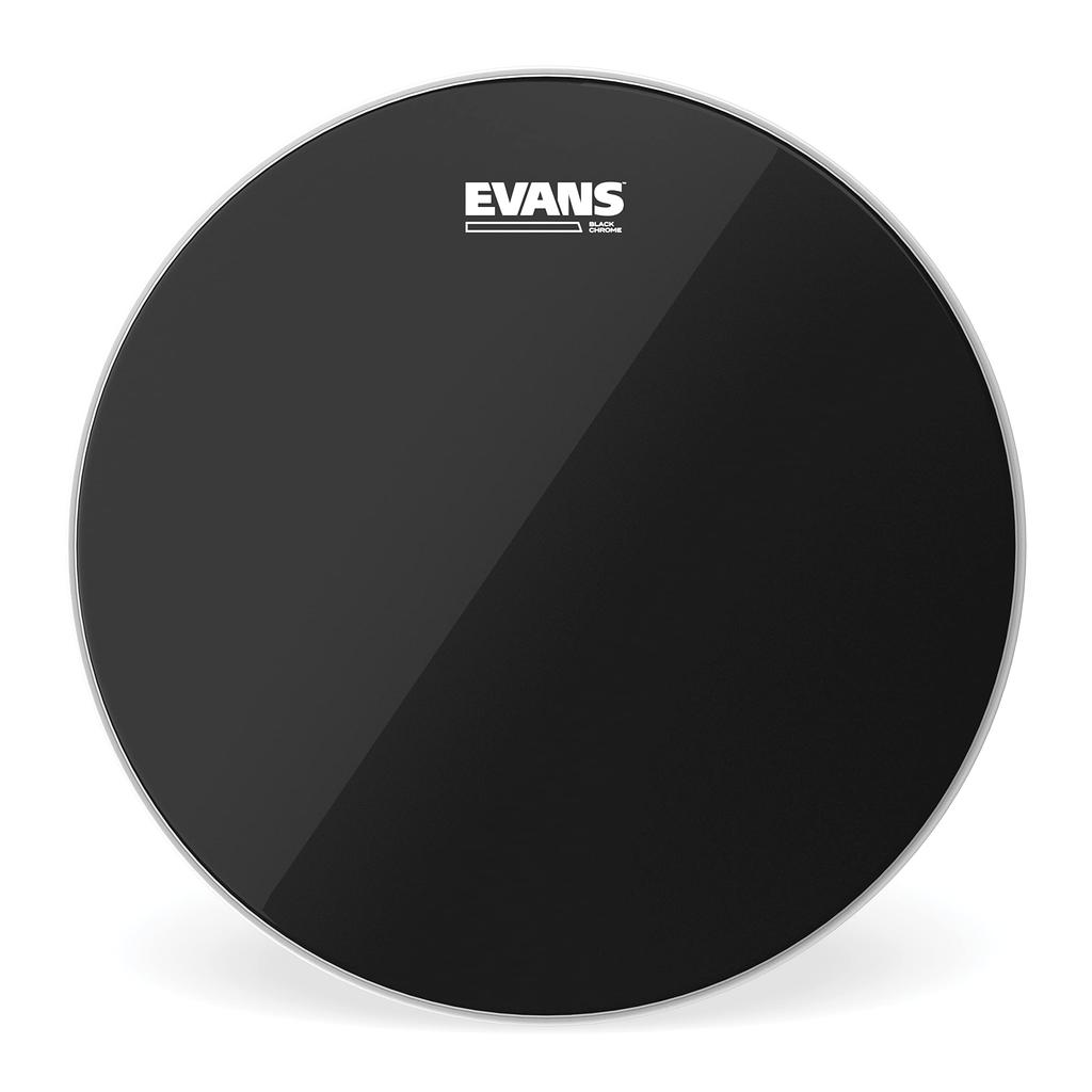 EVANS TT13CHR Black Chrome Drumhead (two-ply, 7mil + 7.5mil), 13-inch [Official Japanese Product]