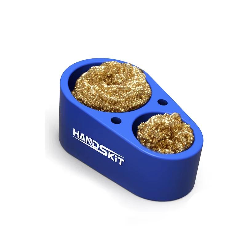 

Силиконовая подставка для паяльника, набор для чистки медной проволокой, паяльная паста, флюс, наборы, портативные инструменты для домашнего ремонта, инструменты для пайки оловом синий