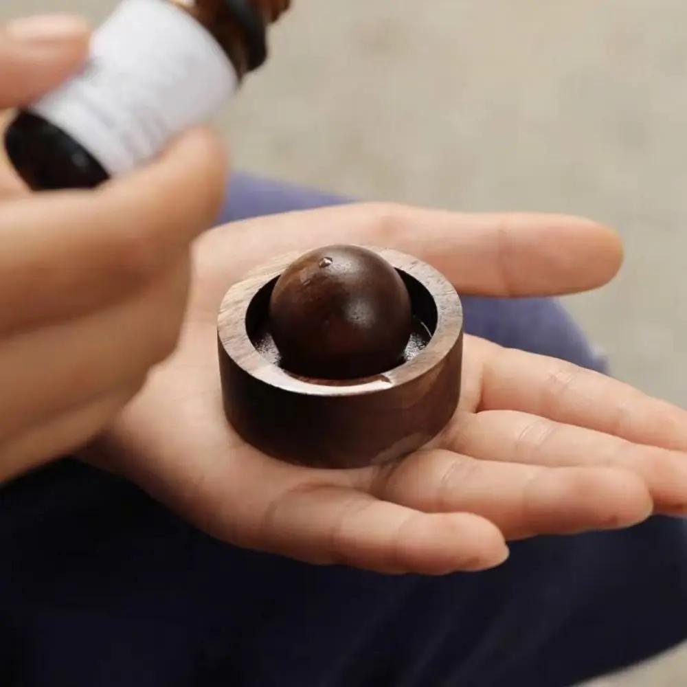 Spherical Essential Oil Diffuser Expanded Wooden Fragrant Wood Long-lasting Aromatherapy Inhaler Home Bedroom Ornaments