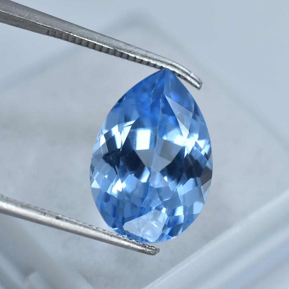Natural Sky Blue Aquamarine Loose Gemstone 7.80 ct Unheated Color for Jewelry Making and Crafts