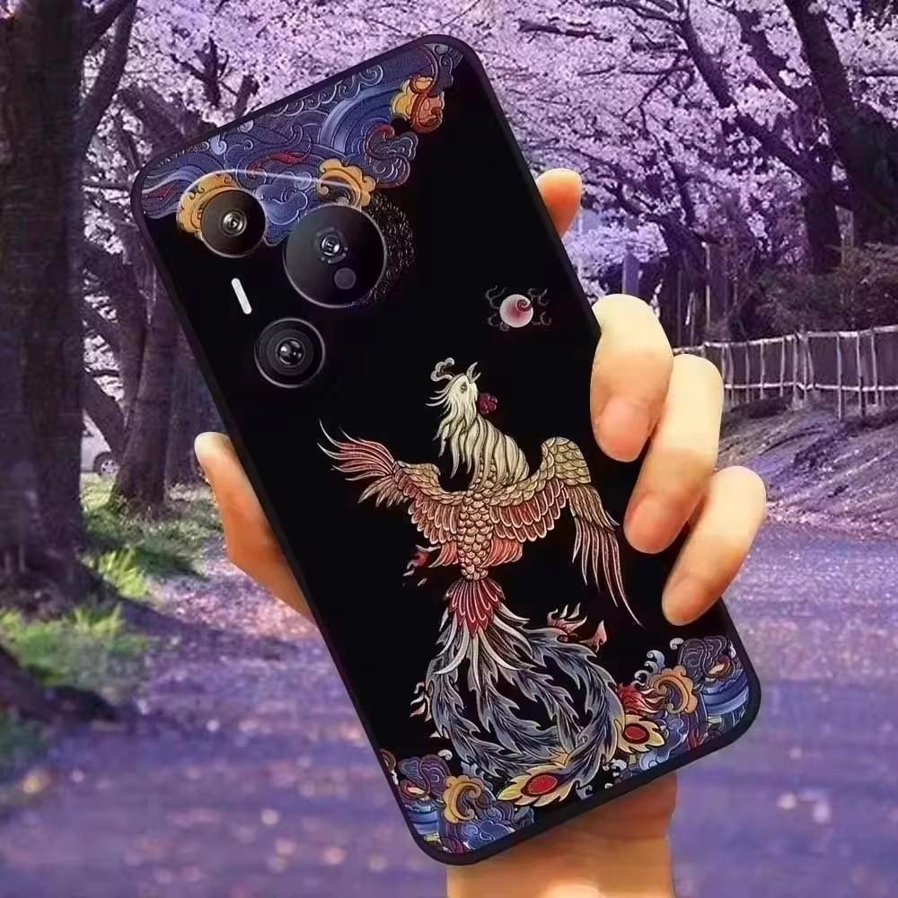 Für Sony Xperia XZ2 / XZ2 Compact / XZ2 Premium Hülle 3D Blumenprägung Silikon Prägeabdeckungen für Sony Xperia XZ2 Premium Weich