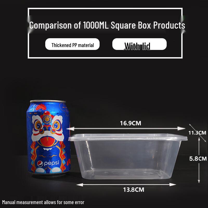 Disposable Plastic Takeout Containers with Lids