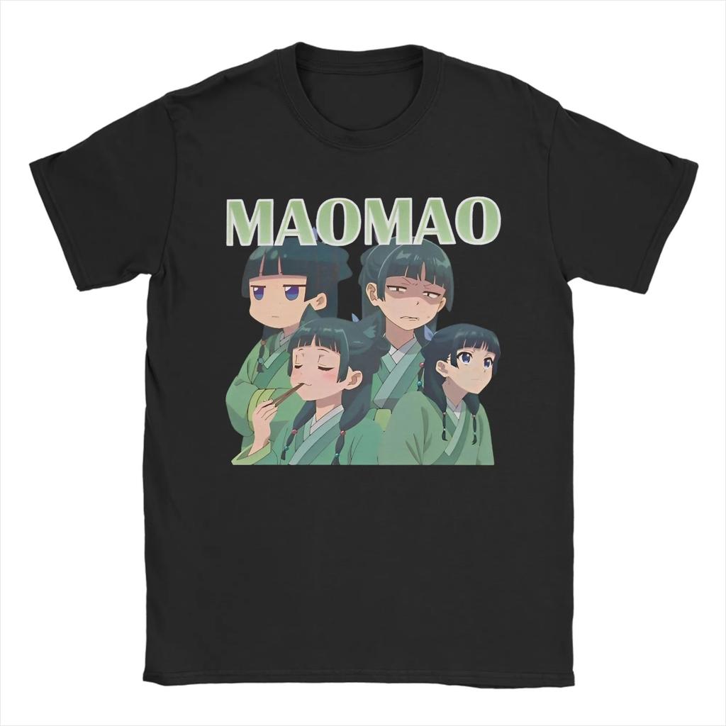 Maomao & Jinshi The Apothecary Diaries T-Shirt Herren Damen Reine Baumwolle Vintage T-Shirts Kurzarm Klassische Kleidung