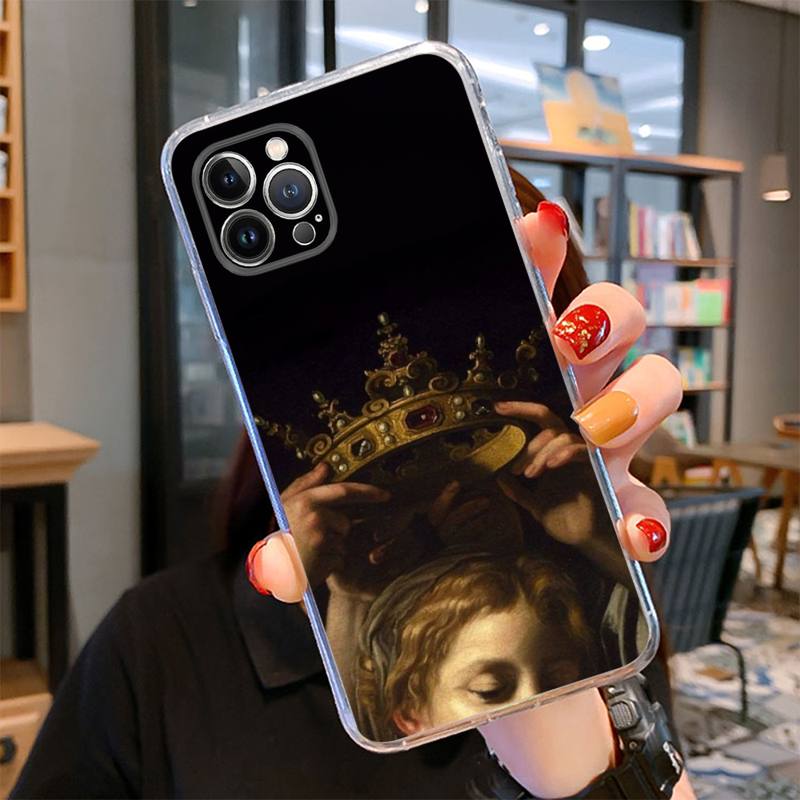 Renaissance Art Painting Pattern Phone Case For iPhone 14 13 12 Mini 11 Pro XS Max X XR SE 6 7 8 Plus Soft Silicone Cover