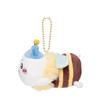 Hachiware Usagi Chiikawa Cute Cross Dressing Bee Plush Pendant Doll Keychain