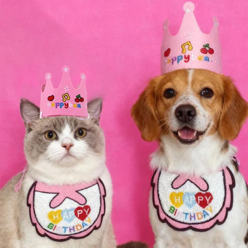 Dog Cooling Towel, Cat Bib, Cat Headband, Cat Crown Hat, Pet Supplies