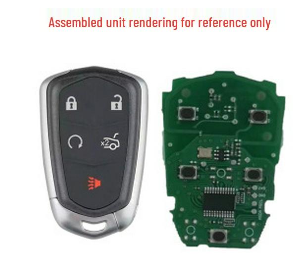 KDLK Cadillac CT6 Smart Card 5-Tasten Fernbedienung Hauptplatine (433 MHz)