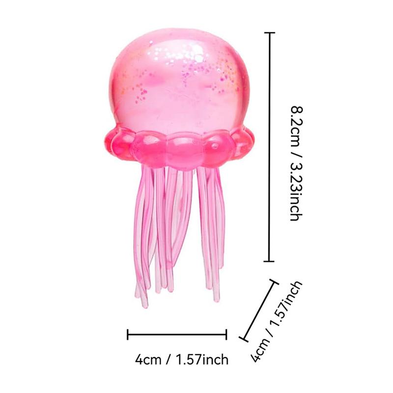 Jellyfish Squishy Fidget Toy Slow Rebound Squeeze Toy for Stress and Anxiety Relief Kids Classroom Office Decor