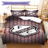 FC Utrecht  Pattern Bedding Quilt Set Quilt Cover Pillowcase Home Decoration Birthday Gift (1 * Duvet Cover + 2 * Pillowcase, Without Core)