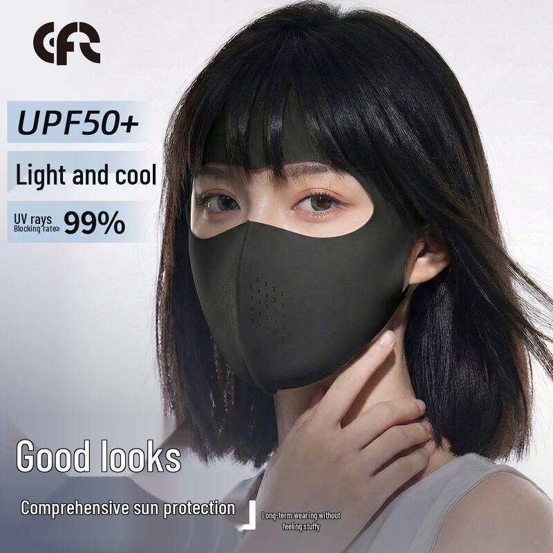 Breathable Ice Silk Full Face UV Protection Mask
