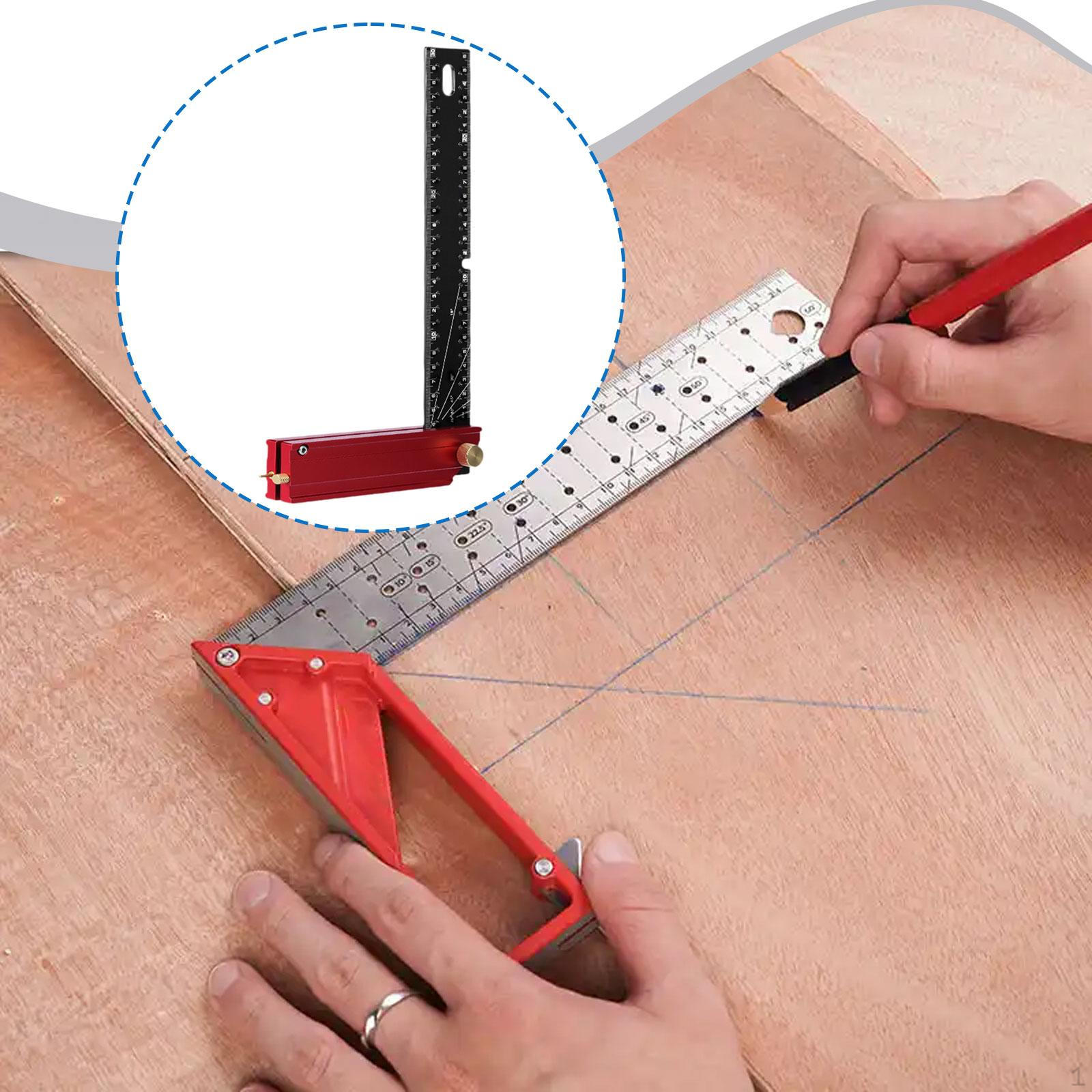 

Framing Square Professional Marking and Positioning Angle Gauge Circle Drawing Tool for Home