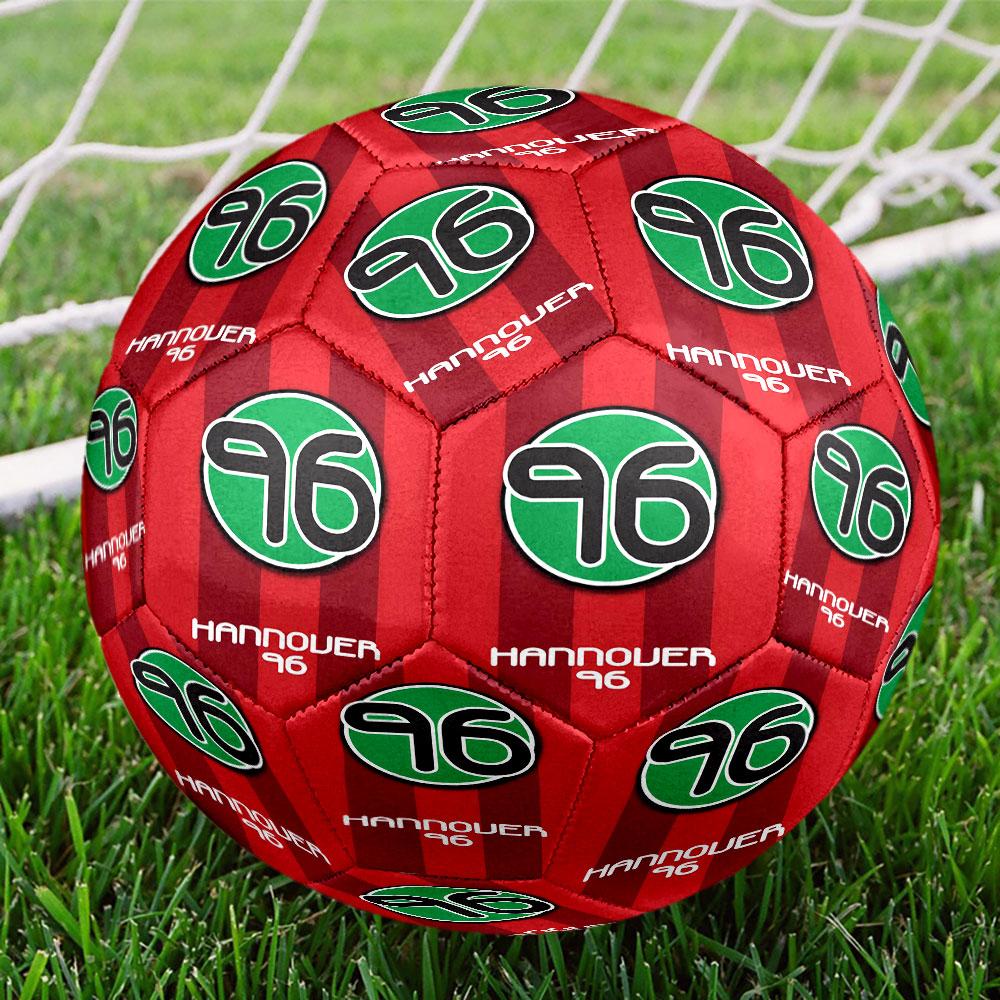 Hannover 96 Fußball-Print Größe 5 Fußball, Standard-Spielball für Sportspiele und Mannschaftstraining, Ideales Geschenk für Fußballfans