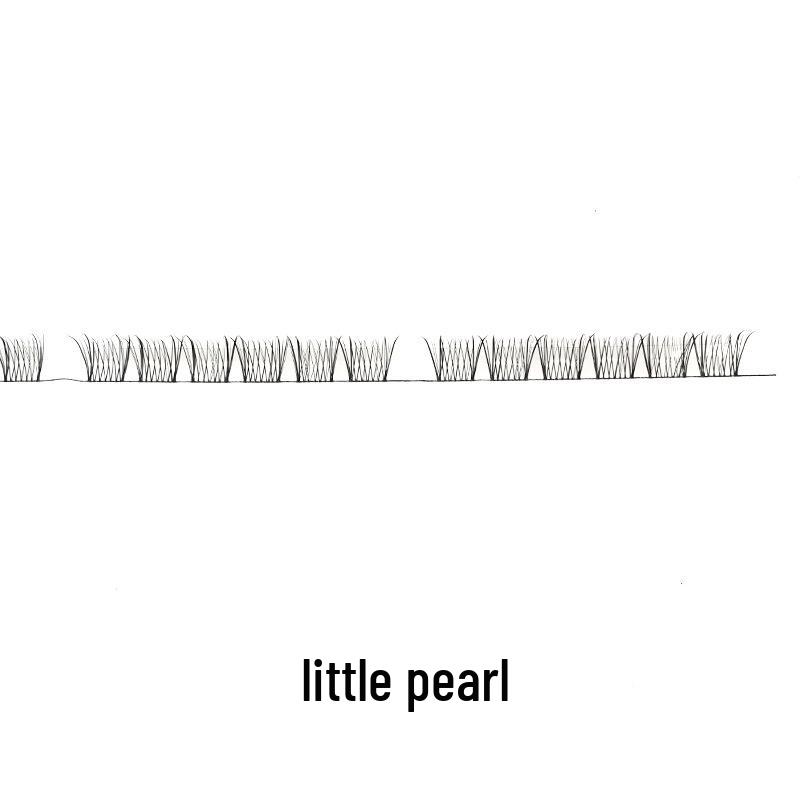 Multi-Style DIY Natural Dense Semi-Finished Pre-Curved Segmented Half-Lash Eyelashes