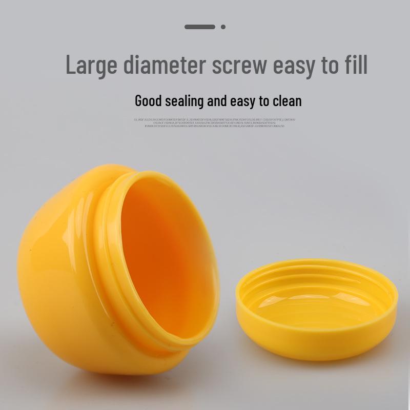 Mehrfarbige Pilzbox Cremetiegel: 5g, 10g, 20g, 30g, 50g Kunststoff-Kugelapplikator Kosmetische Reiseflasche