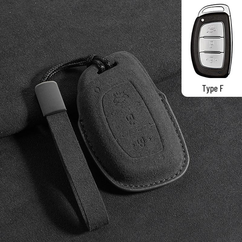 Suede Key Covers for Beijing Hyundai: ix35, MUFASA, Mingtu, Elantra, Yuena, Sonata
