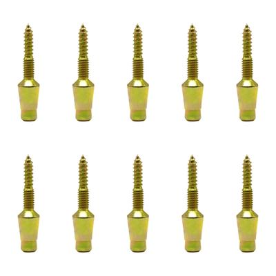 10pcs Oor Hinges Security Pin Anti Theft Door Hinges Screws Carbon Steel Screws Set for Residential & Commercial Use
