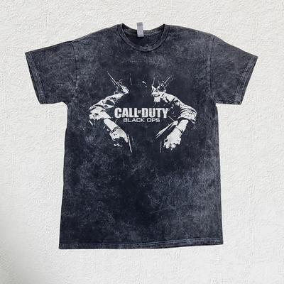 Maglietta lavaggio stile vintage Call of Duty Black Ops - maglietta classica per gamer