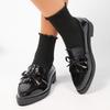 New Doudou Women's Shoes Glossy and Matte Le Fu Shoes with Tassels One Foot on Large Casual Shoes for Women Pumps size 35-43