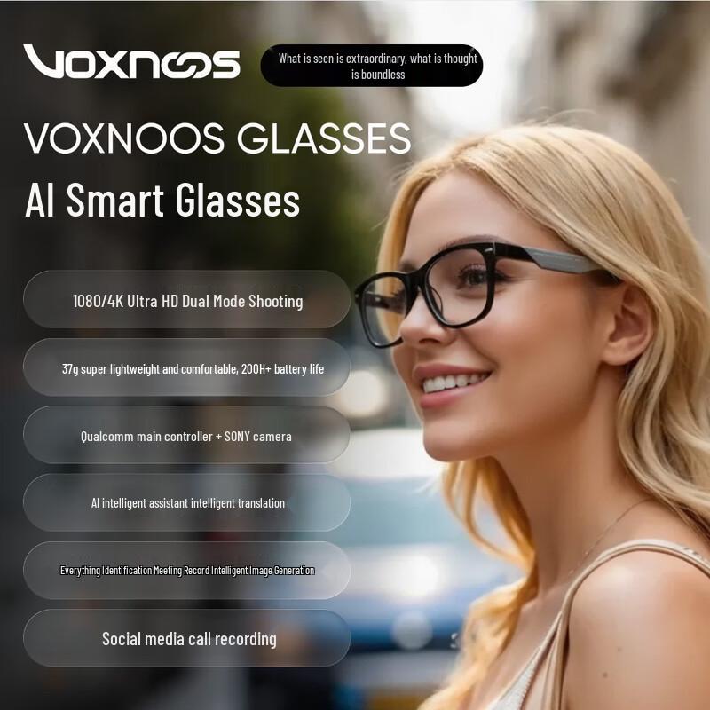 VOXNOOSAI Smart Camera Glasses