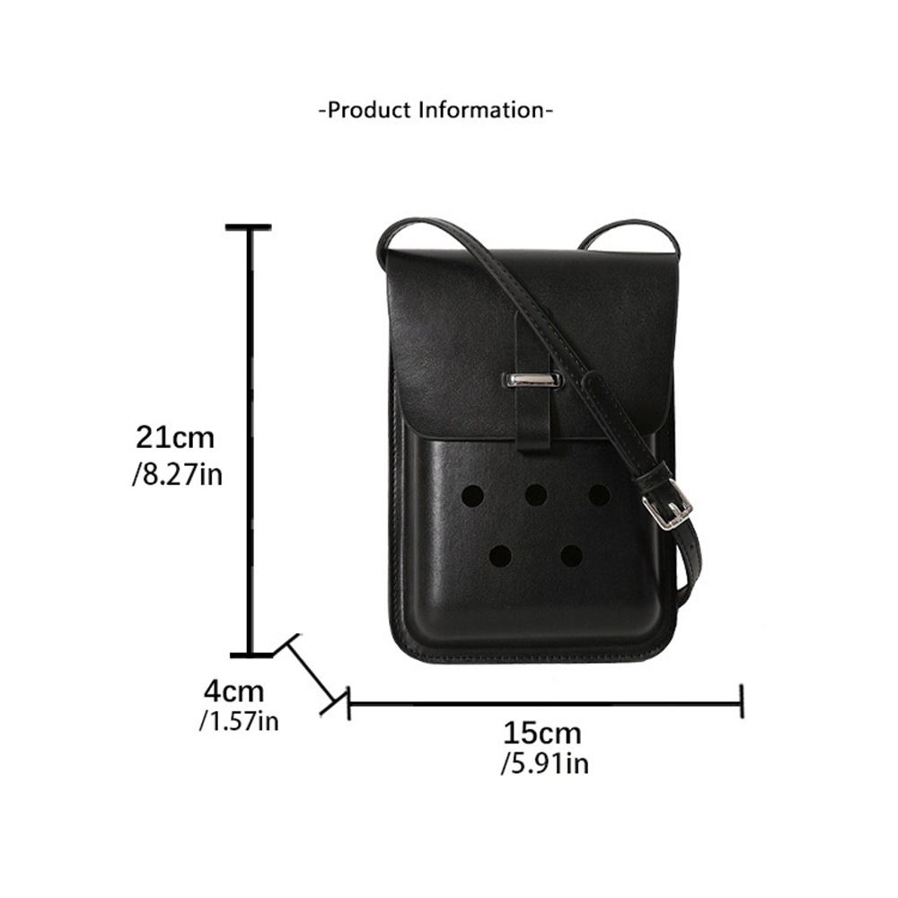 DIY EVA Mobile Phone Bag Hole Shoulder Bag Fashion Crossbody Bag Men