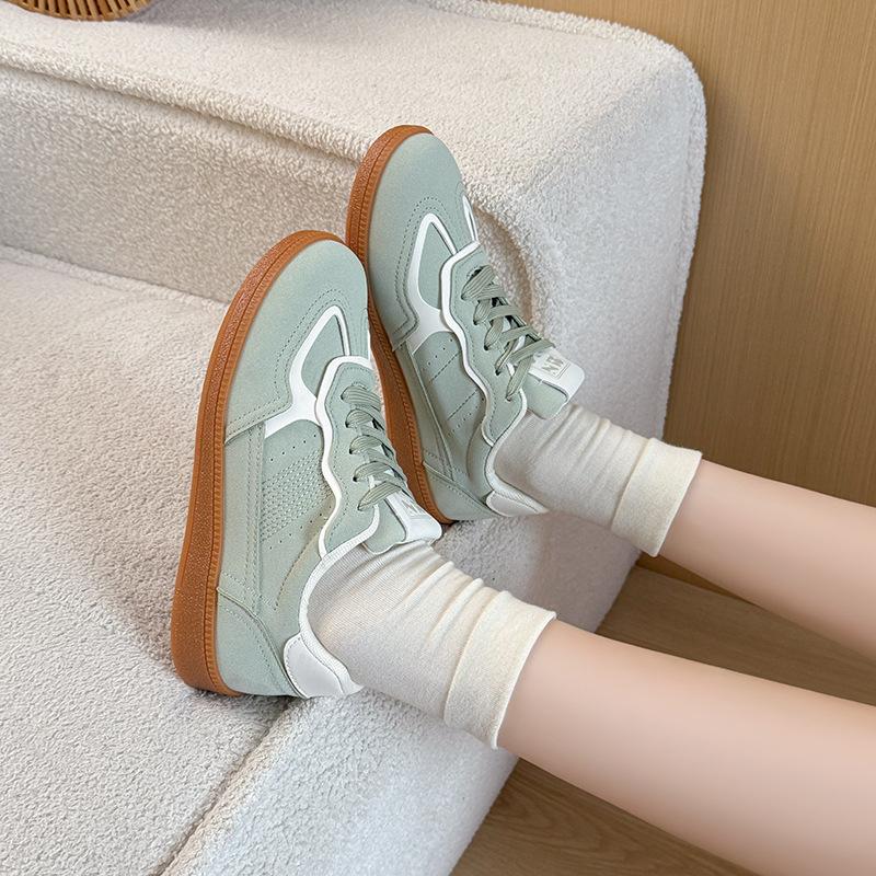 Flat-bottomed Summer Breathable Little White Shoes Women's 2025 New Versatile Sports Original Niche Korean Casual Board Shoes