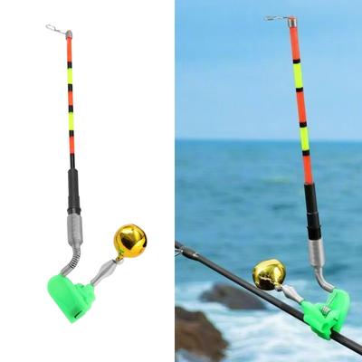 Vara de Pesca Iluminada para Exterior Bastão de Iluminação Alarme de Mordida Bastão Luminoso Removível Lâmpada Eletrônica para Pesca Noturna