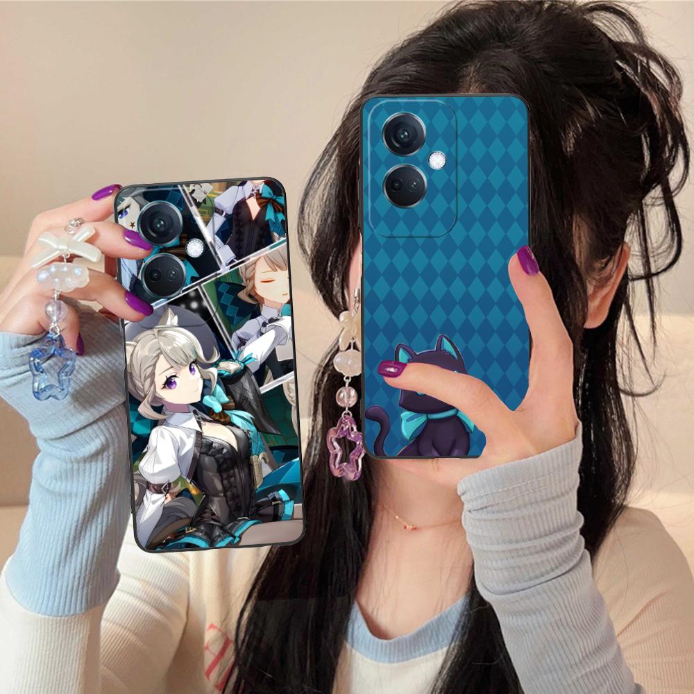 Game GI Lynette Matte TPU Mobile Phone Case for OPPO Find X9 X8 X7 X6 X5 X3 X2 Plus s Pro Ultra Lite Colorful Printing Cover