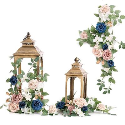 1 Pc Arch Floral Artificial Flowers Garland Flower Centerpieces Wedding Aisle Decor Chair Flowers for Mantel Signs DIY Table Window Cake Decoration