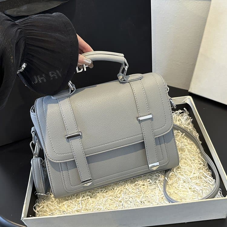 New women's shoulder oblique span bag simple small square bag