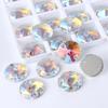 High Quality Rivoli 80+ Colors Rhinestones Crystal AB Sew-on Glass Gems Clothing Flatback Sewing Stones Women Bling Bling Shine
