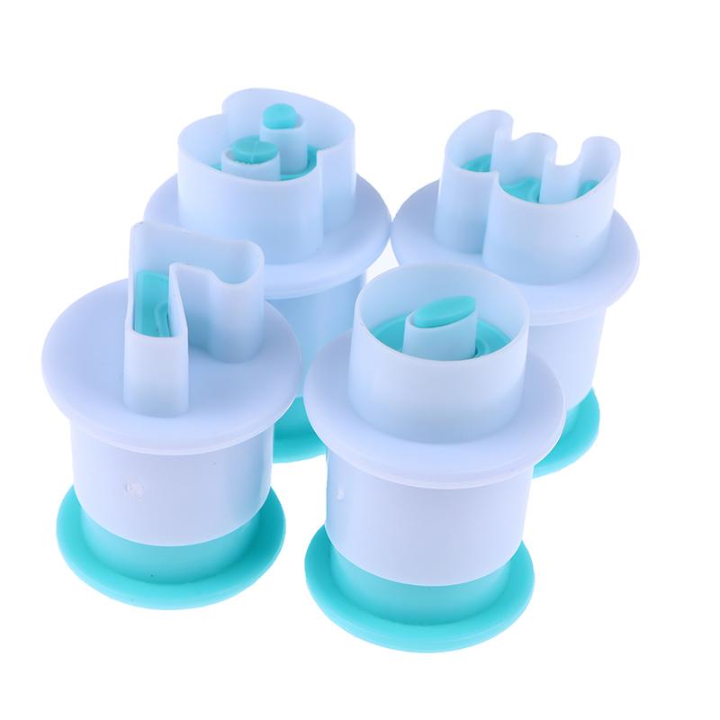 10 Pcs/Set Plastic Plunger Cookie Chocolate Cutter Baking Mold Numbers Fondant Mold Cake Decorating Tool