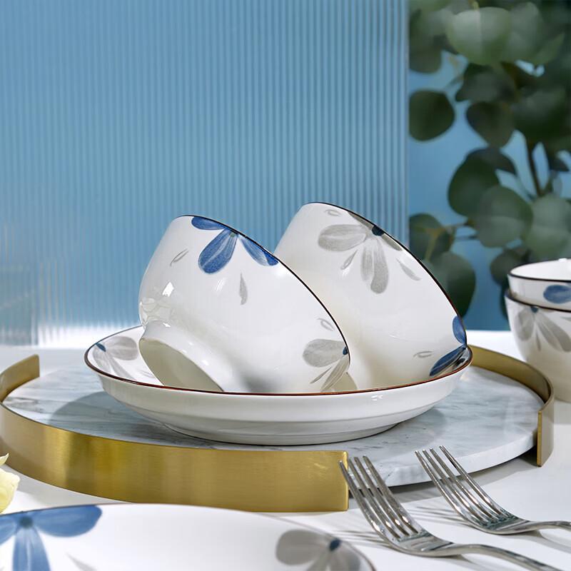 Tang Hui Retro Chinese Ceramic Dinnerware Set