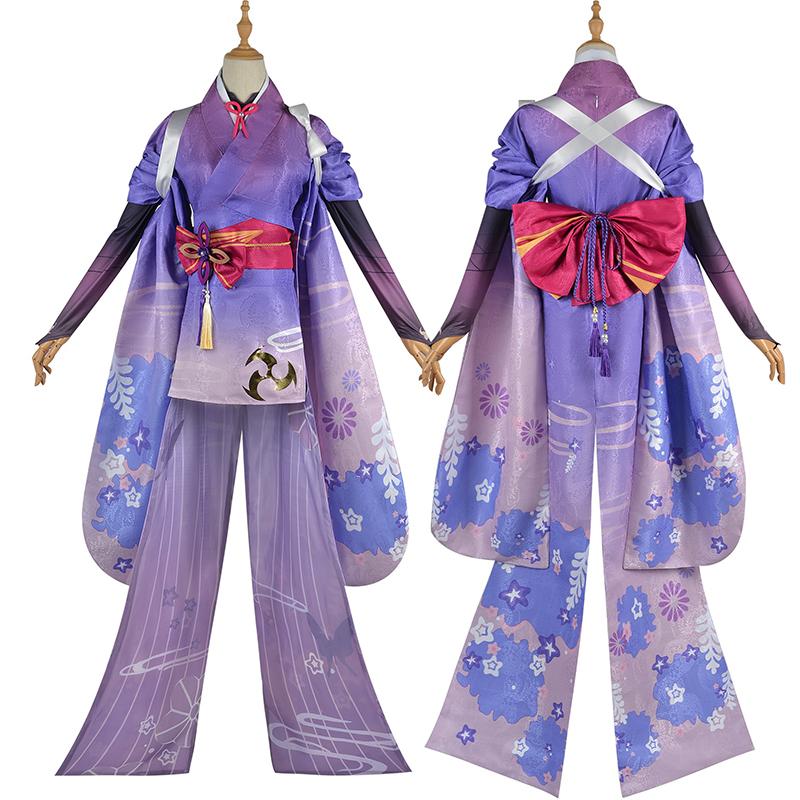 Ysir Impact Cos Costume Raiden Warrior Cosplay Game Animation Kimono Female Ei COS