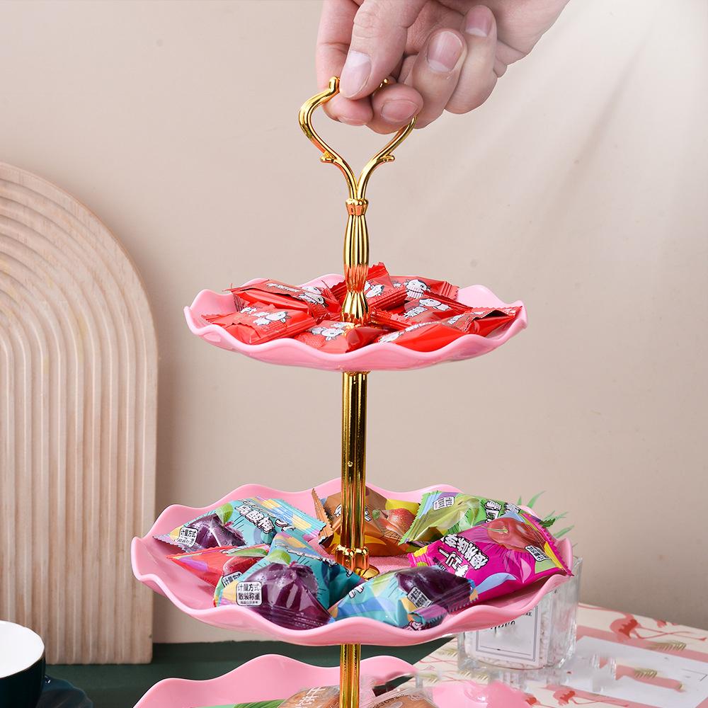 Suporte para Cupcakes Prato de Frutas Suporte para Sobremesas Lanche Doce Torre para Buffet Festa de Natal Casamento Bolo Sobremesa