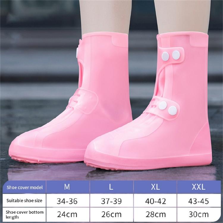 Couvre-chaussures Épaissis Couvre-bottes pour Adultes Enfants Avec Semelles Antidérapantes Fermeture à Boucle Réglable Bottines Réutilisables Sur-chaussures