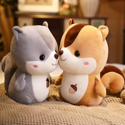 Niedliches Eichhörnchen Daunenbaumwolle Fetter Hamster Eichhörnchen Puppe Plüschtier Geburtstagsgeschenk Kissenpuppe