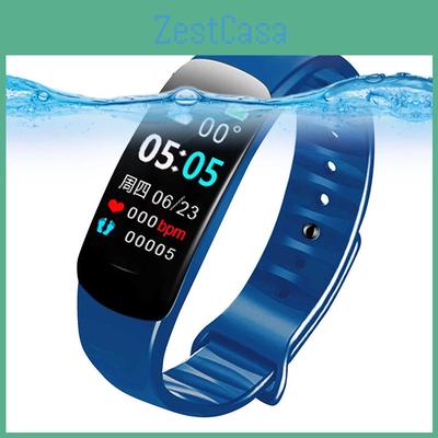 C1plus With Waterproof Design Bluetooth Connectivity For Heart Rate Monitoring And Step Tracking In Stylish Colors