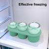 Cylinder Ice Cube Tray for 30Oz-40Oz Tumbler BPA-Free Slow Melting Ice Mold with Lid And Bin Easy Release Ice Maker for Whiskey Cocktail