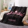 1pz Coperta in Flanella con Stampa Blackpink, Alta Qualità per Tutte le Stagioni, Arredamento per la Casa, Calore e Comfort, Perfetta per Regali di Natale