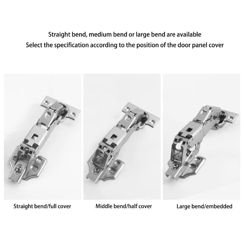 Verdeckte Küchenschranktürscharniere Soft-Close Möbelbeschläge Scharniere 125 Grad Dämpfungsscharniere Dämpfer Puffer