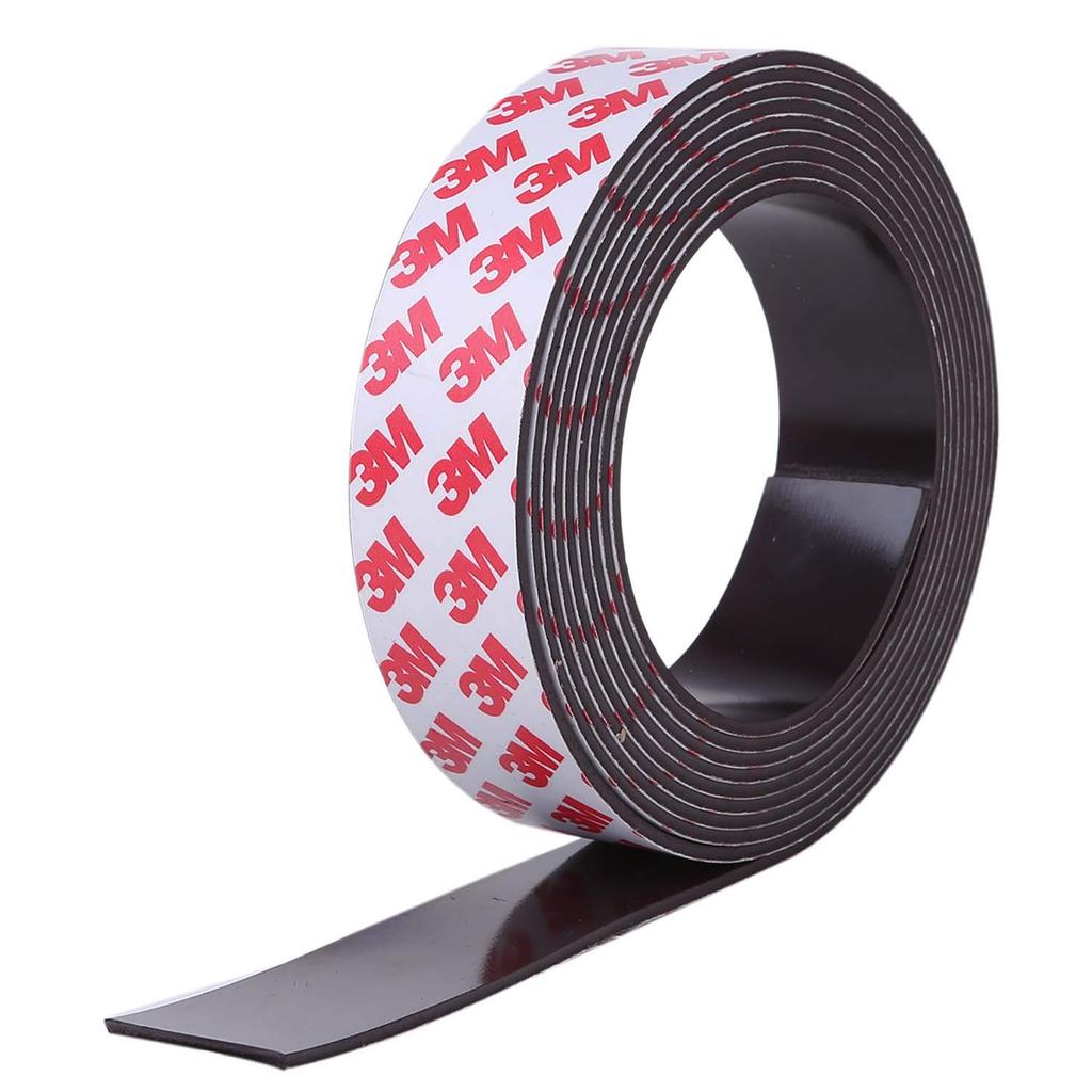 Splenno Magnetic Magnetic Adhesive 3cm Wide X 3 Meters Strong 3M Rubber Magnet Sheet, Tape, Tape, Long, Adhesive, (30mm)