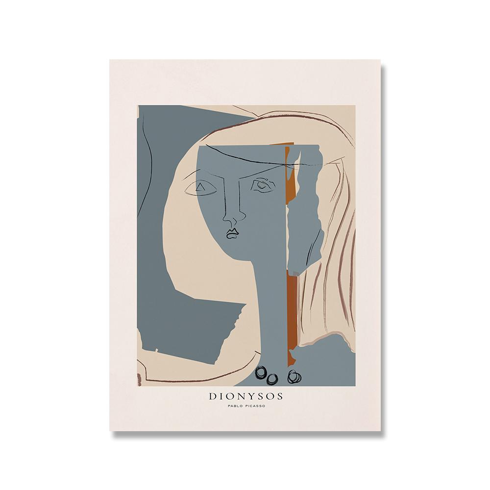 

Пабло Пикассо Выставка Плакаты Черный Винтаж Холст Картина Абстрактные Линии Голубь Картина Современная Галерея Настенное Искусство Домашний Декор 60x80cm No Framed