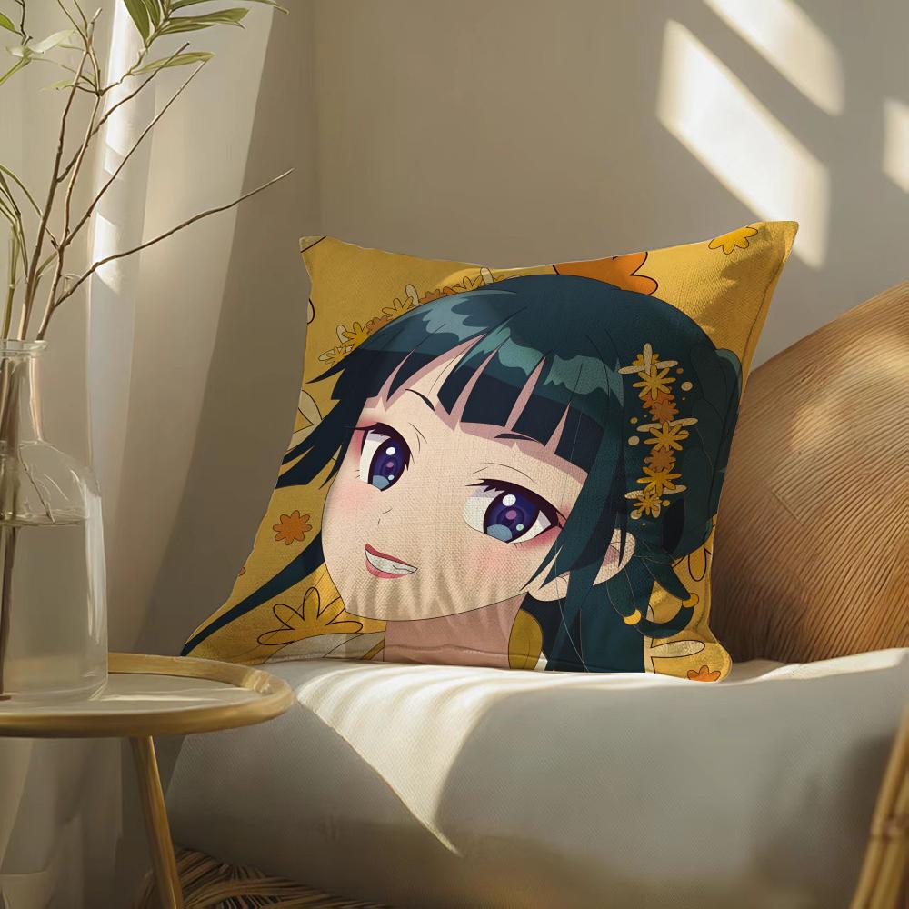 Animethea-Apothecarydiariesmaomao Pillow Case Pillowcase, Double-Sided Printed, Sofa Cushion, Bedroom Headboard