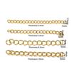 10/50pcs Stainless Steel Extension Chains with Lobster Clasps Connector Link Necklace Tail Making DIY Bracelet Accessories