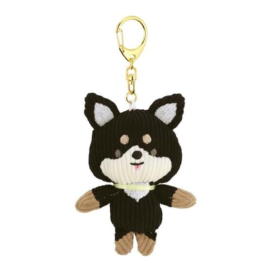 Skater Plush Mascot Keychain Corduroy Fabric Rotating Ring Pupupapupupipi CHIHUAHUA Chihuahua Dog ZNKH2-A