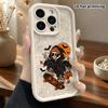 Phone Case: 2D Flat Design Suitable for iPhone 18 17 16 15 14 13 Pro, Unisex, Halloween Skull, Christmas and Halloween Gift