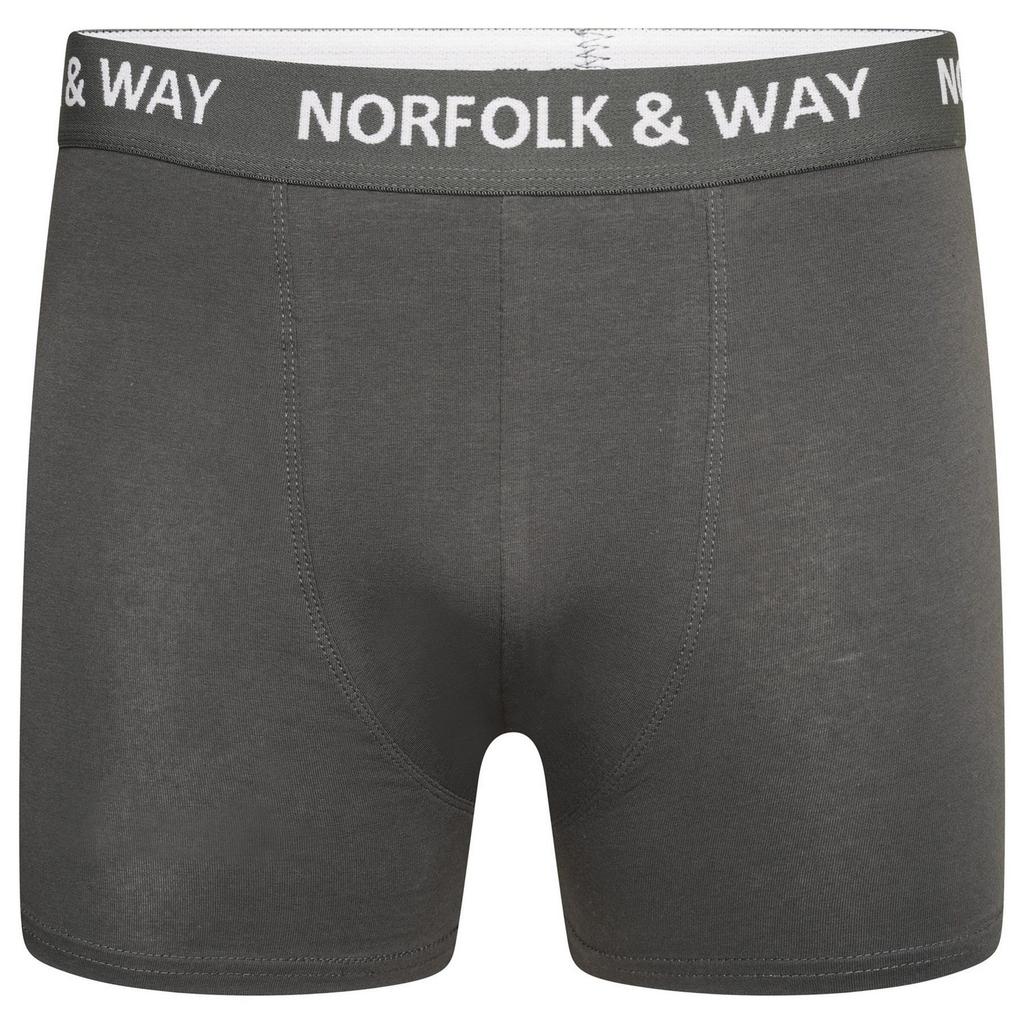 Norfolk & Way Men's Cotton Blend Boxer Shorts (Pack of 6)