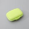 Moisture-proof 8-Compartment Pill Box: Portable Weekly Medicine Organizer.