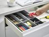 Joseph Joseph Drawer Storage Trays, Gray, Blox Silicone, 85199, 7-Piece Set [Authentic]