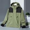 Autumn/Winter Outdoor Windproof Jacket: Women's Single Layer & Men's Three-in-One Set with Detachable Liner